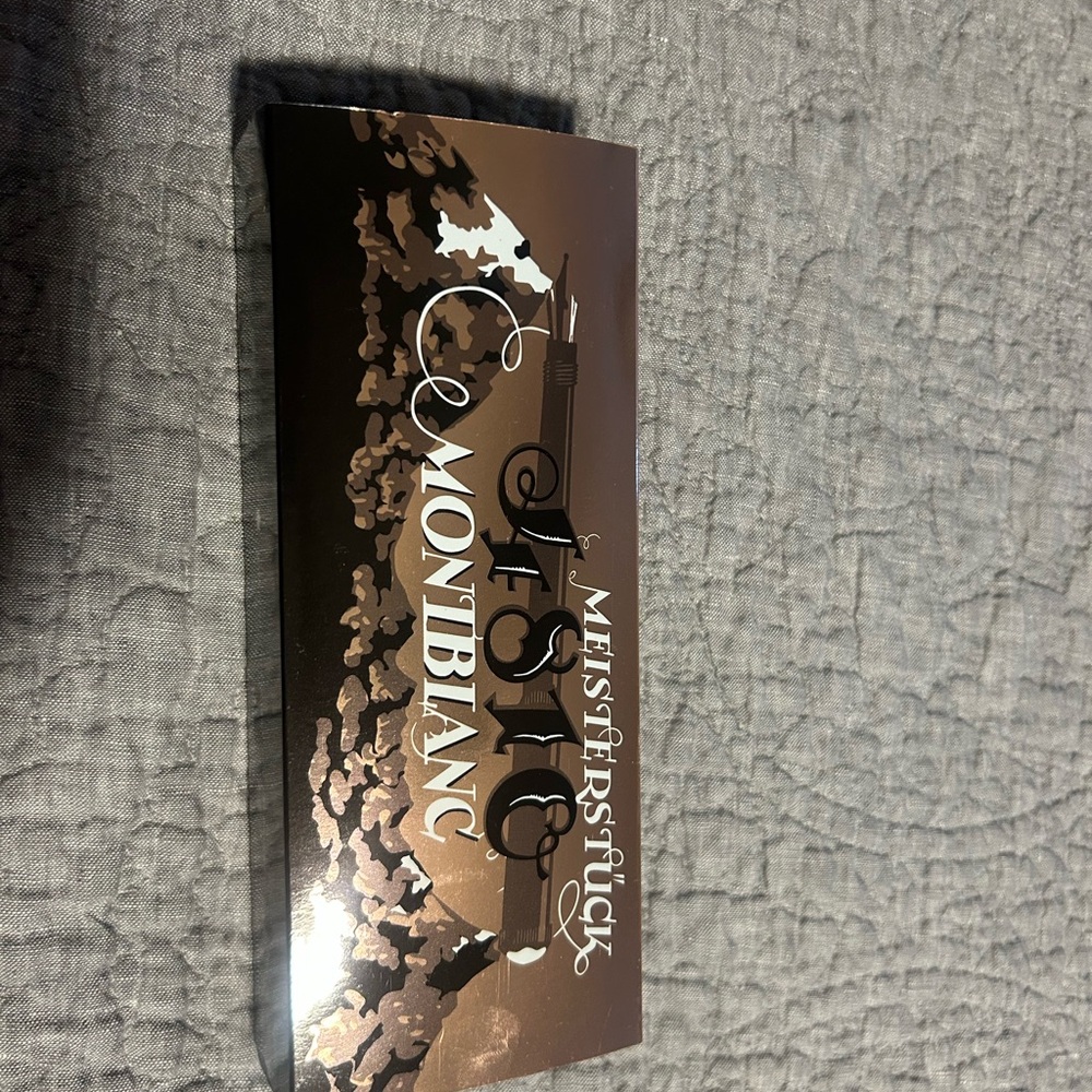 Mont Blanc Black and Gold Fountain Pen